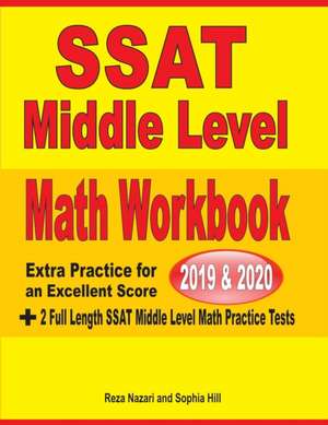 SSAT Middle Level Math Workbook 2019-2020 de Reza Nazari