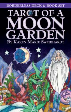 Tarot of a Moon Garden Borderless Deck & Book Set de Karen Marie Sweikhardt