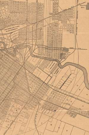 1890 Map of Houston, Texas - A Poetose Notebook / Journal / Diary (50 pages/25 sheets) de Poetose Press