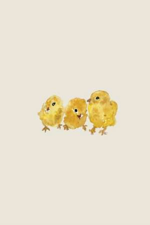 Three Baby Chicks - A Poetose Notebook (50 pages/25 sheets) de Poetose Press