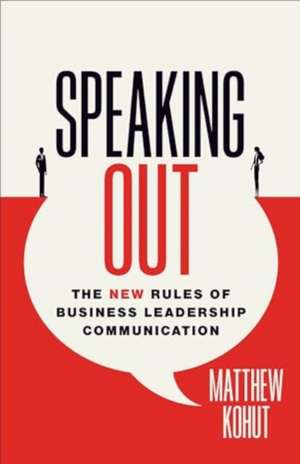 Speaking Out de Matthew Kohut