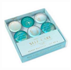 Insight Editions: Self-Care: Glass Magnet Set (Set of 6) de Insight Editions