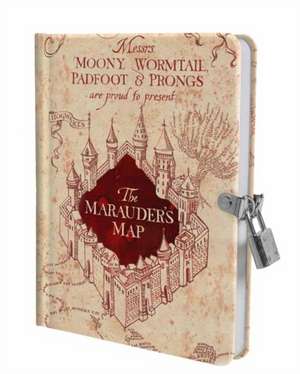 Harry Potter: Marauder's Map Invisible Ink Lock & Key Diary de Insight Editions