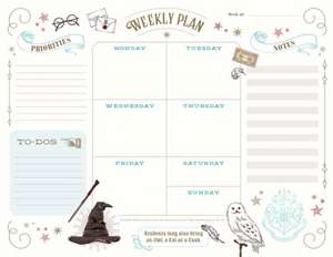 Harry Potter: Weekly Planner Notepad de Insights