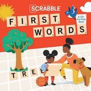 Scrabble: First Words: (Interactive Books for Kids Ages 0+, First Words Board Books for Kids, Educational Board Books for Kids) de Insight Kids