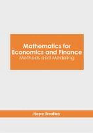 Mathematics for Economics and Finance: Methods and Modeling de Hope Bradley