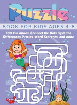 Puzzle Book for Kids Ages 4-8 de Miracle Activity Books