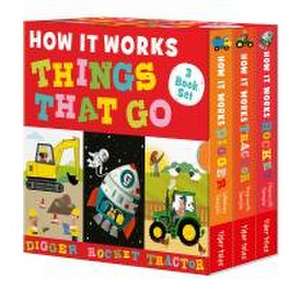 How It Works: Things That Go 3-Book Boxed Set de Amelia Hepworth