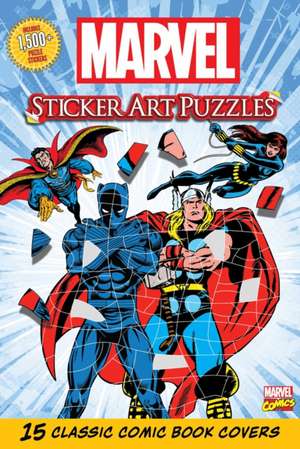 Marvel Sticker Art Puzzles de Editors of Thunder Bay Press