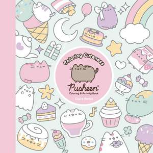 Coloring Cuteness: A Pusheen Coloring & Activity Book de Claire Belton