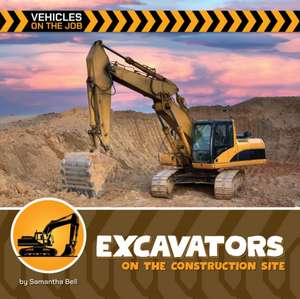 Excavators on the Construction Site de Samantha Bell