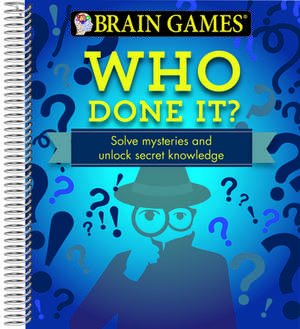 Brain Games Who Done It de Ltd Publications International