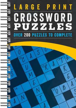 Large Print Crossword Puzzles Blue de Parragon Books