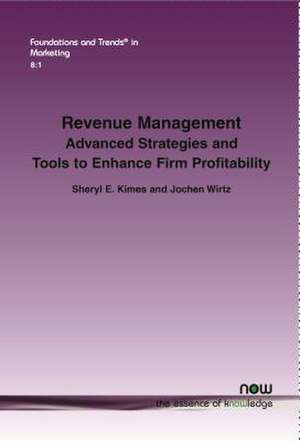 Revenue Management de Sheryl E. Kimes