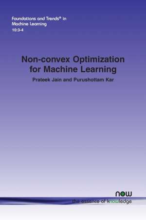 Non-convex Optimization for Machine Learning de Prateek Jain