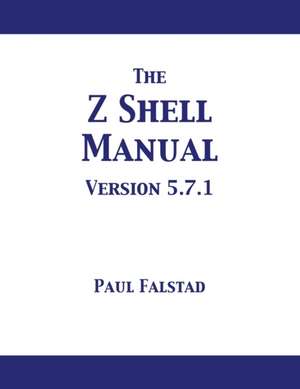 The Z Shell Manual de Paul Falstad