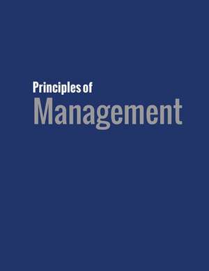 Principles of Management de David S Bright