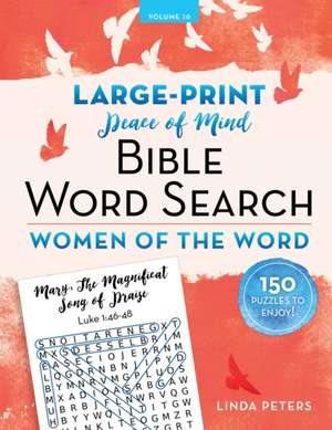 Peace of Mind Bible Word Search Women of the Word de Linda Peters