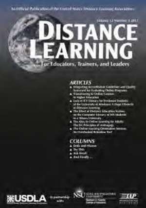 Distance Learning Magazine, Volume 12, Issue 4, 2015 de John G. Flores