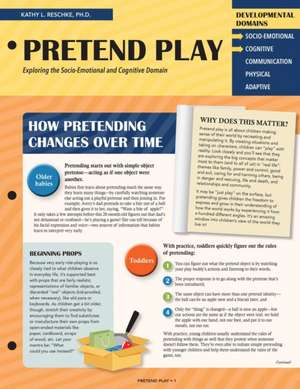 Pretend Play de Kathy L Reschke