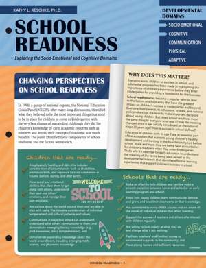 School Readiness de Kathy L Reschke