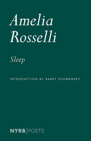 Sleep de Amelia Rosselli