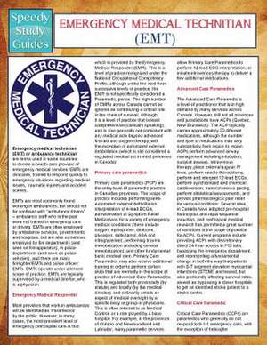 EMT- Emergency Medical Technician (Speedy Study Guides): Legacy of Dreams, Book III de Speedy Publishing LLC