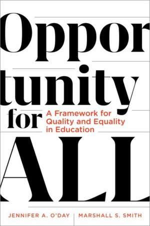 Opportunity for All de Jennifer A O'Day