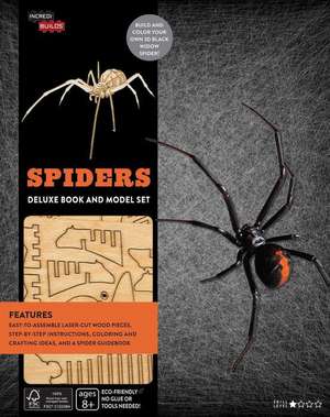 Incredibuilds: Spiders Deluxe Book and Model Set de Insight Editions