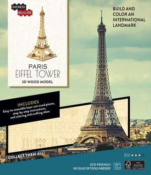 INCREDIBUILDS: PARIS: EIFFEL TOWER 3D WOOD MODEL de AMY STERLING CASIL