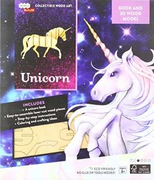 Insight Editions: IncrediBuilds: Unicorn Book and 3D Wood Mo de Insight Editions