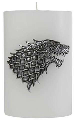 Game of Thrones House Stark Sculpted Insignia Candle de Insight Editions