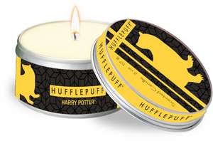 Harry Potter Hufflepuff Scented Tin Candle de Insight Editions