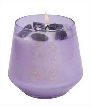 Insight Editions: Amethyst Crystal Healing Scented Glass Can de Insight Editions