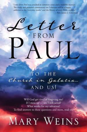 Letter from Paul de Mary Weins