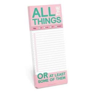 Knock Knock All The Things Make-a-List Pads de Knock Knock