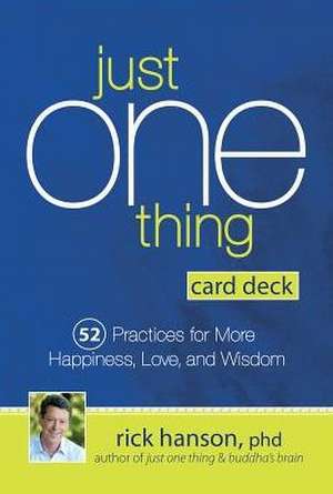 Just One Thing Card Deck de Rick Hanson