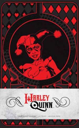 Harley Quinn Ruled Pocket Journal de Manning