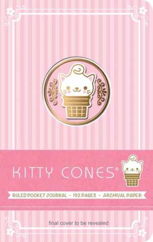 Kitty Cones Hardcover Ruled Pocket Journal de Insight Editions