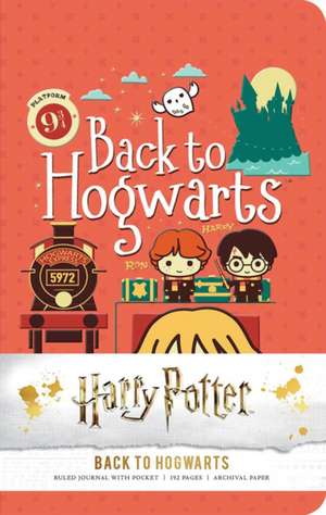 Back to Hogwarts Ruled Pocket Journal: Harry Potter de Insight Editions