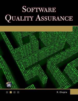 Software Quality Assurance de Rajiv Chopra