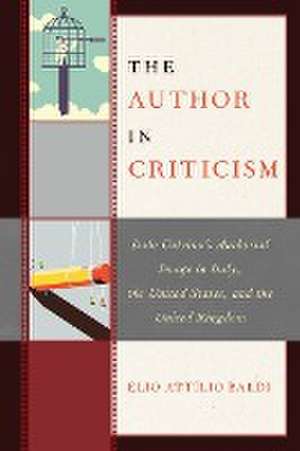 The Author in Criticism de Elio Attilio Baldi