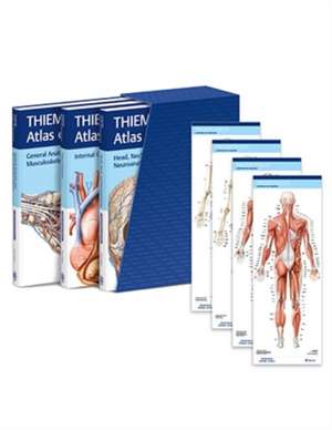 THIEME Atlas of Anatomy, Latin Nomenclature, Three Volume Set, Third Edition de Michael Schuenke