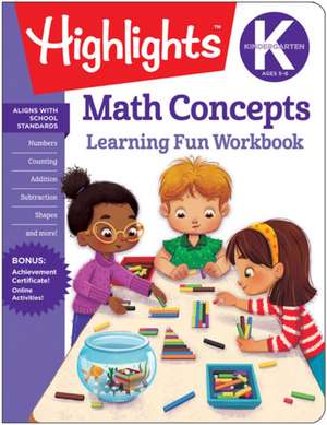 Kindergarten Math Concepts de Highlights