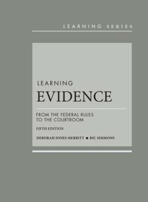 Learning Evidence de Ric Simmons