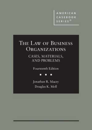 Law of Business Organizations de Robert W. Hamilton