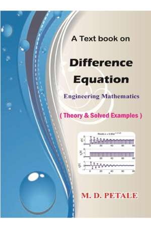 Difference Equation de M D Petale