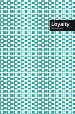 Loyalty Lifestyle, Creative, Write-in Notebook, Dotted Lines, Wide Ruled, Medium Size 6 x 9", 288 Pages (Royal Blue) de Design