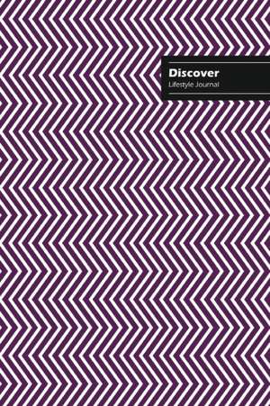 Discover Lifestyle Journal, Creative Write-in Notebook, Dotted Lines, Wide Ruled, Medium Size (A5) 6 x 9 Inch (Purple) de Design