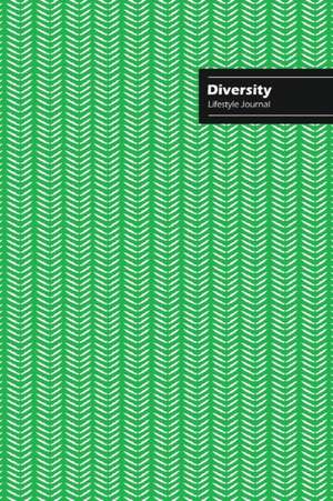 Diversity Lifestyle Journal, Creative Write-in Notebook, Dotted Lines, Wide Ruled, Medium Size (A5), 6 x 9 Inch (Green) de Design